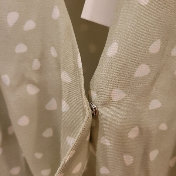 Vince Abstract Dot Silk Blend Blouse M - Picture 11 of 12